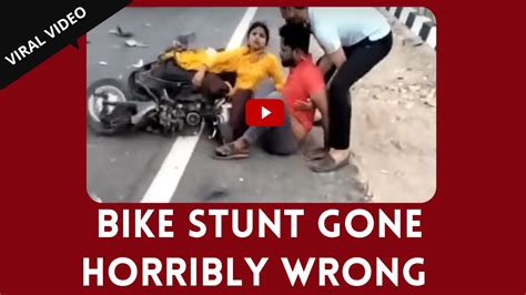 Shocking Stunt Viral Video Bike Stunt Went Wrong In Patna Both Bike