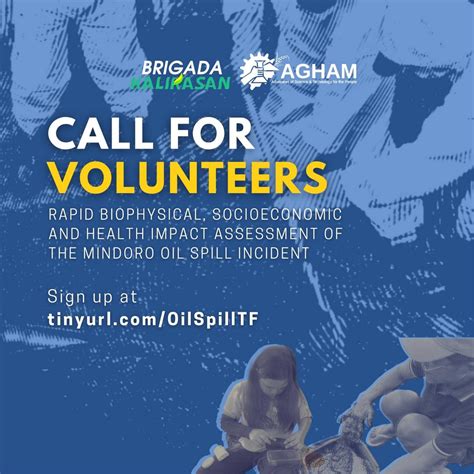 Agham Nasyunal On Twitter 📣 Call For Volunteers Mindoro Oil Spill