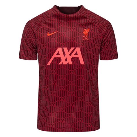 Liverpool T Shirt D Entra Nement Dri Fit Avant Match Rouge Bordeaux