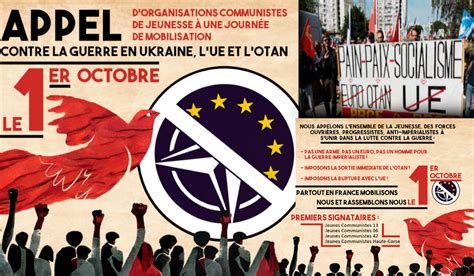 Er Octobre Pour La Paix Les Jeunes Communistes Appellent