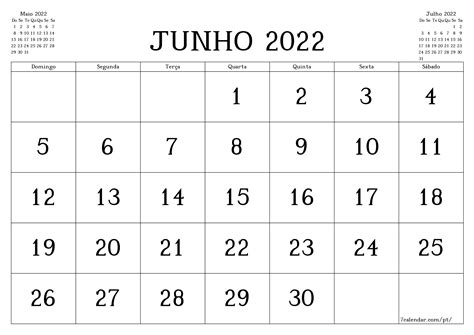 I Calendario Junho Aprile Calendario