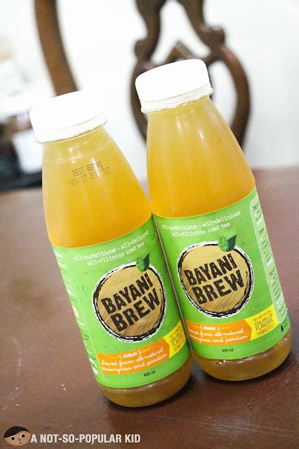 Bayani Brew Gk Farms All Natural All Filipino Iced Tea A Not So