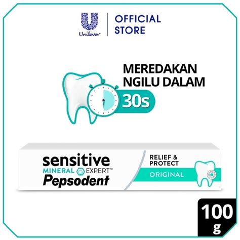 Jual Pepsodent Sensitive Mineral Expert Pasta Gigi 100g Shopee Indonesia