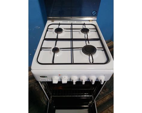 Купить INDESIT 5GMH5 AG (W) -f740 Газовая плита с электрической ...