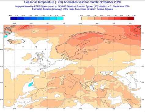 Pogoda D Ugoterminowa Na Listopad Dla Polski Temperatura Powy Ej