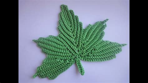 The Maple Leaf Crochet Part Youtube