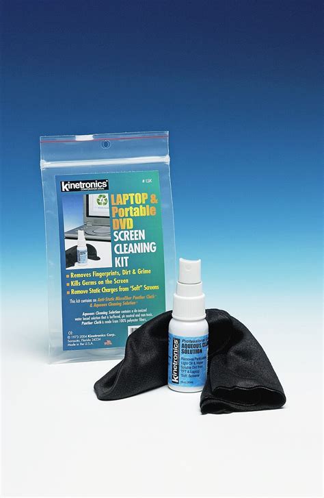 Kinetronics Laptop/Portable DVD Screen Cleaning Kit | Kinetronics