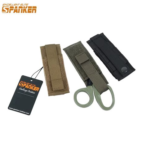 Excelente elite spanker tático tesoura bolsa durável portátil