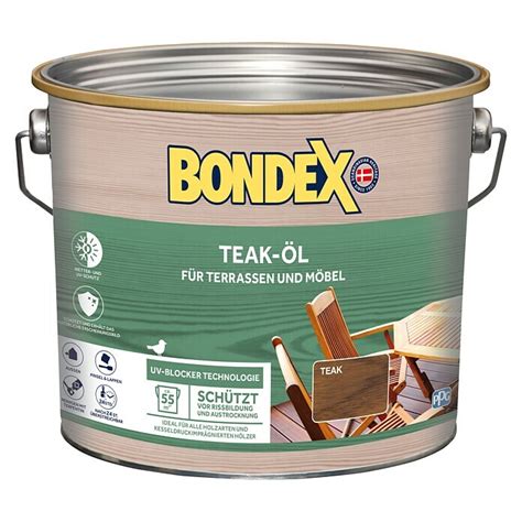 Bondex Teak Öl 2 5 l Teak BAUHAUS