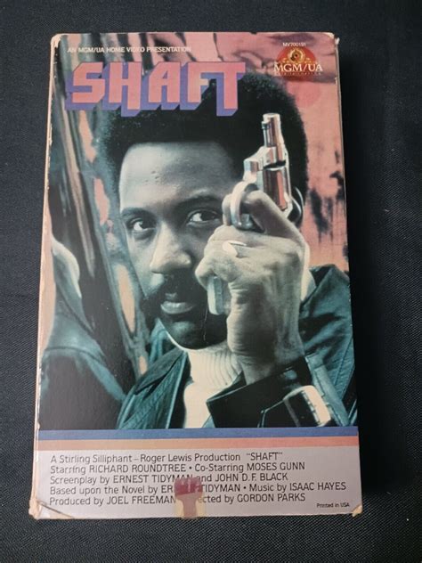 1971 Shaft Ultra Rare Big Box 1st Release VHS True Original Action