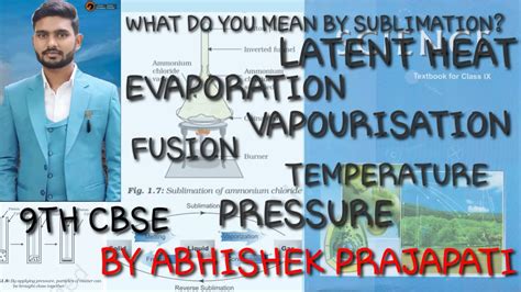 Sublimation Matter In Our Surrounding Latent Heat Evaporation Kelvin