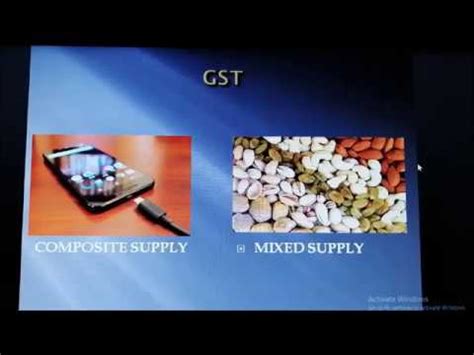 COMPOSITE SUPPLY AND MIXED SUPPLY UNDER GST YouTube