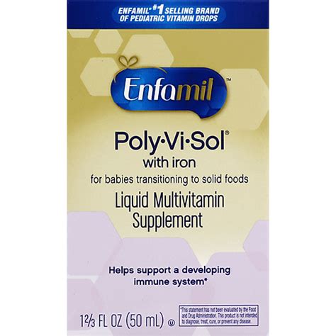 Enfamil™ Poly•vi•sol® Liquid Multivitamin Supplement With Iron 167 Fl