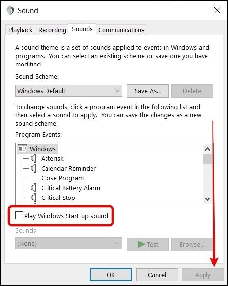 How To Turn OFF System Startup Sound In Windows 10 And 11 JGuru