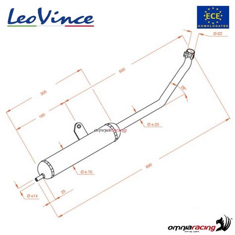 Impianto Di Scarico Completo LeoVince SitoPlus Omologato In Acciaio Per