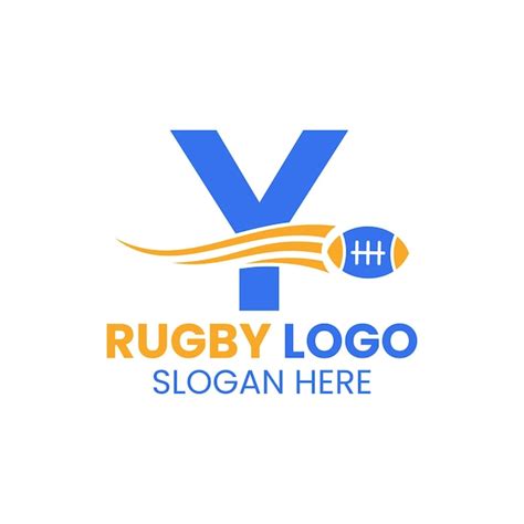 Création De Logo Lettre Y Rugby Logotype De Football Américain Avec