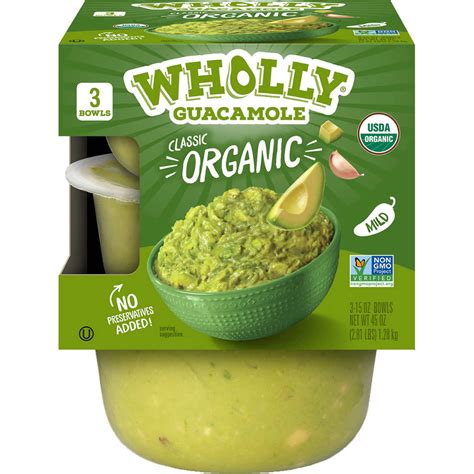 Wholly Guacamole Organic Mild Guacamole 15 Oz 3 Ct In 2022 Wholly