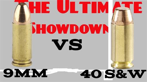 40 S&W vs 9mm !!! - YouTube