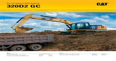 Excavadora Hidráulica 320d2 Gc · Pdf Fileexcavadora Hidráulica 320d2