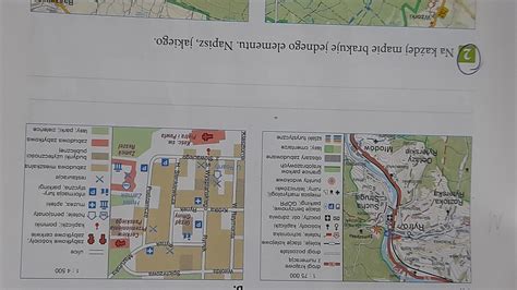 Zad 1 Napisz która ilustracja przedstawia plan a która mapę