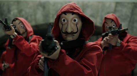 Les Masques Dans La Série La Casa De Papel