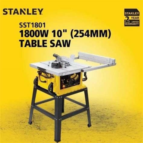 Jual New Stanley Table Saw 10 Inch STST 1825 Potong Kayu Meja Circular