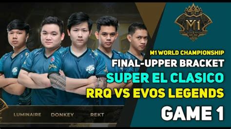 Game Rrq Vs Evos Legends Mlbb Word Championship M Youtube