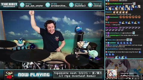 The8bitdrummer Plays T Pazolite Feat ななひら 言ノ葉カルマ Tpz Overheat Remix