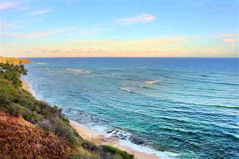 Kuilei Cliffs Beach From Diamond Head Lookout Oahu Hawaii A Photo