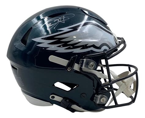 Jalen Hurts Signed Eagles Full Size Speed Authentic Flex Helmet BAS ...