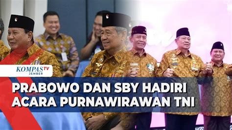 Momen SBY Dan Prabowo Duduk Satu Meja Hingga Bernyanyi Bersama Di Acara