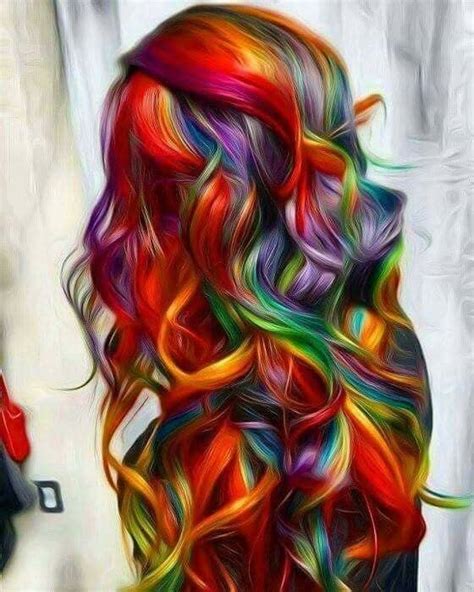 Fabulous Rainbow Hair Color Ideas On Haircuts