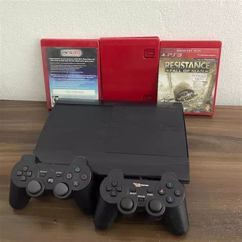 Ps3 Súper Slim 2 Controles 3 Juegos Cuotas sin interés