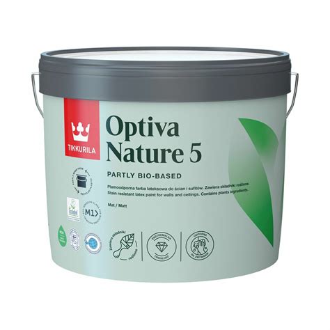 Farba Tikkurila Optiva Nature 9 l biała mat Leroy Merlin