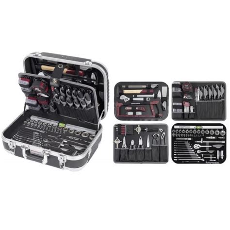 Coffret D Outils B100 ABS 1 4 1 2 170 Pcs KRAFTWERK Cdiscount Auto