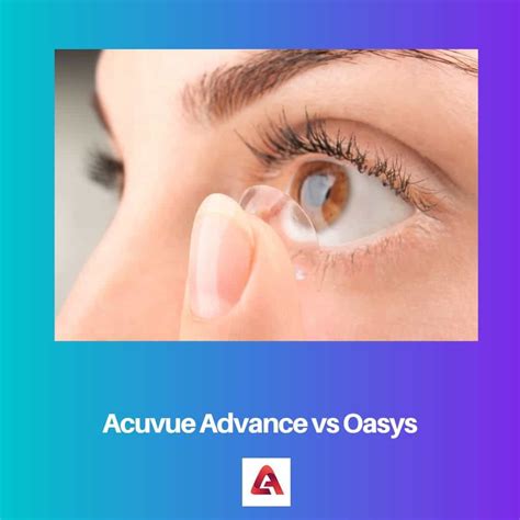 Acuvue Advance vs Oasys: Difference and Comparison