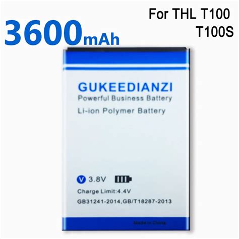 Gukeedianzi Mah Bt Replacement Battery For Thl T T S T