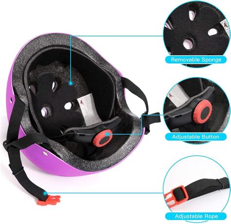 Juego de casco de bicicleta para niños rodilleras para patineta