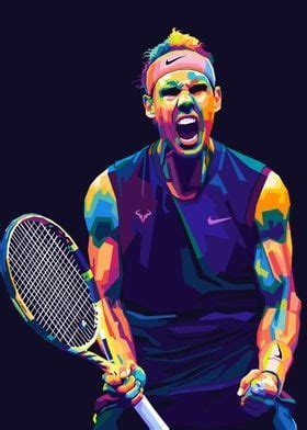 Rafa Wpap Pop Art Poster Picture Metal Print Paint By Siksis Art