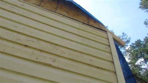 Osb Board And Vinyl Siding Installation Youtube