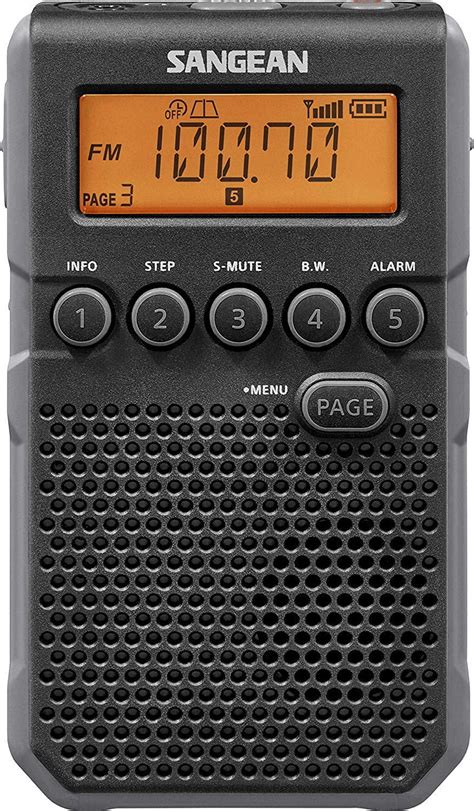 Sangean Portable Pocket Size Digital Am Fm Radio With Noaa Weather