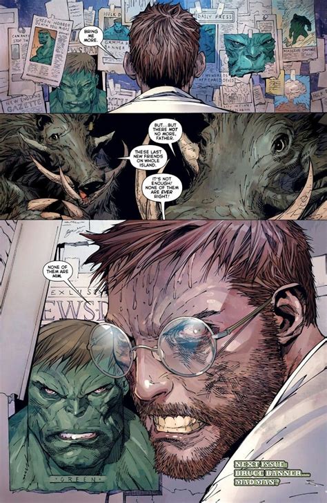 The Insanity Of Bruce Banner Marvel Comics Art Hulk Comic Hulk Art