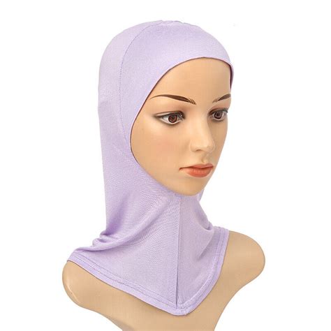 3pcs Women Under Scarf Hat Cap Bone Bonnet Ninja Hijab Islamic Neck