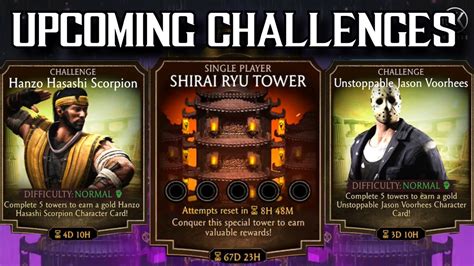 Update Mk Mobile Upcoming Challenges Events October November