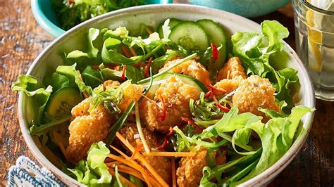 Salt And Pepper Squid Salad Recipe Unilever Food Solutions