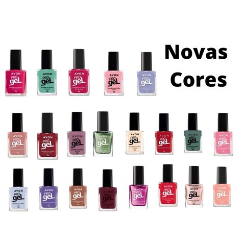 Esmalte Avon Cor E Brilho Pro Gel G Shopee Brasil