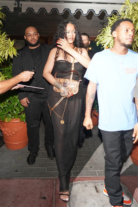 Rihannas Answer To Miami Heat The Naked Dress British Vogue