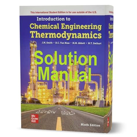 Introduction To Chemical Engineering Thermodynamics Th Edition