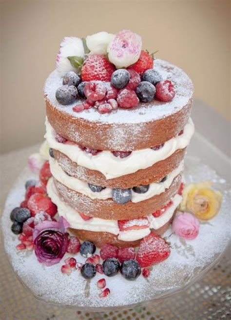 Nueva Tendencia En Pasteles Naked Cakes Pasteles Desnudos Me Flipan