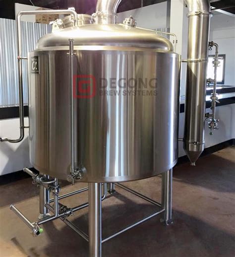 Brewery 500L Per Brew Mash Kettle Tun PLC Touch Screen For Beer Pub